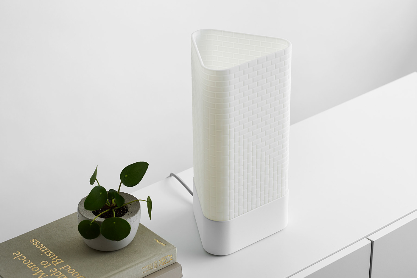 Simple style，lamps and lanterns，3D printing，white，