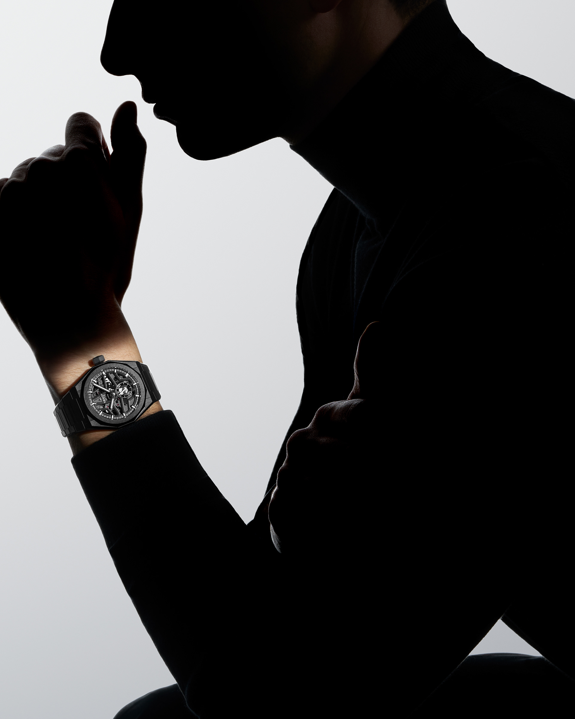 Defy，Skyline，Wrist watch，Ceramic，