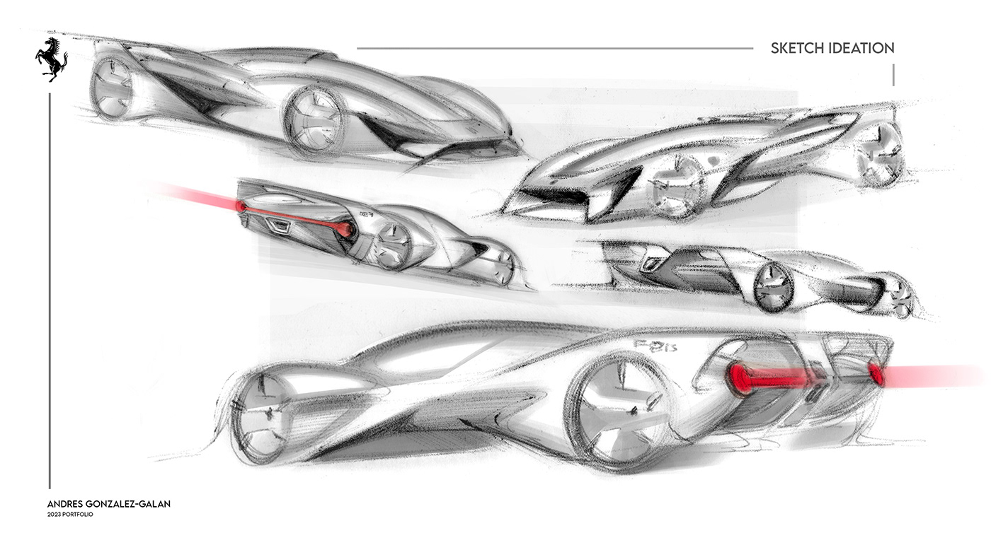 Ferrari，SIMMETRIA，Sports car，gules，