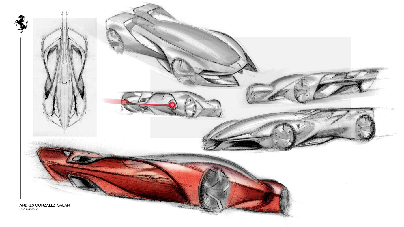 Ferrari，SIMMETRIA，Sports car，gules，