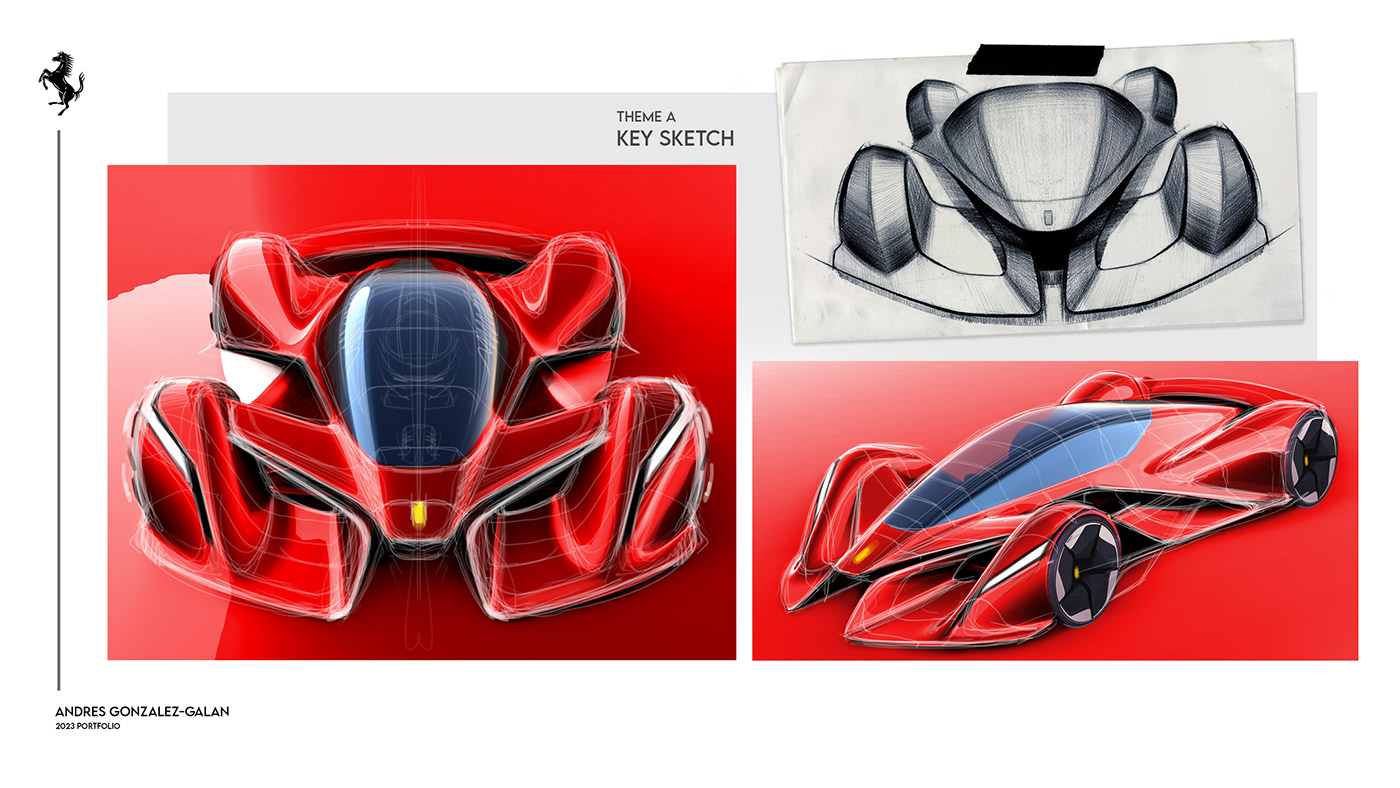 Ferrari，SIMMETRIA，Sports car，gules，