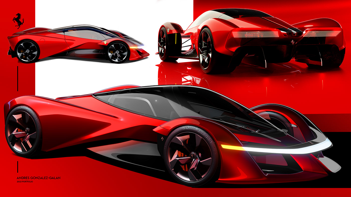 Ferrari，SIMMETRIA，Sports car，gules，