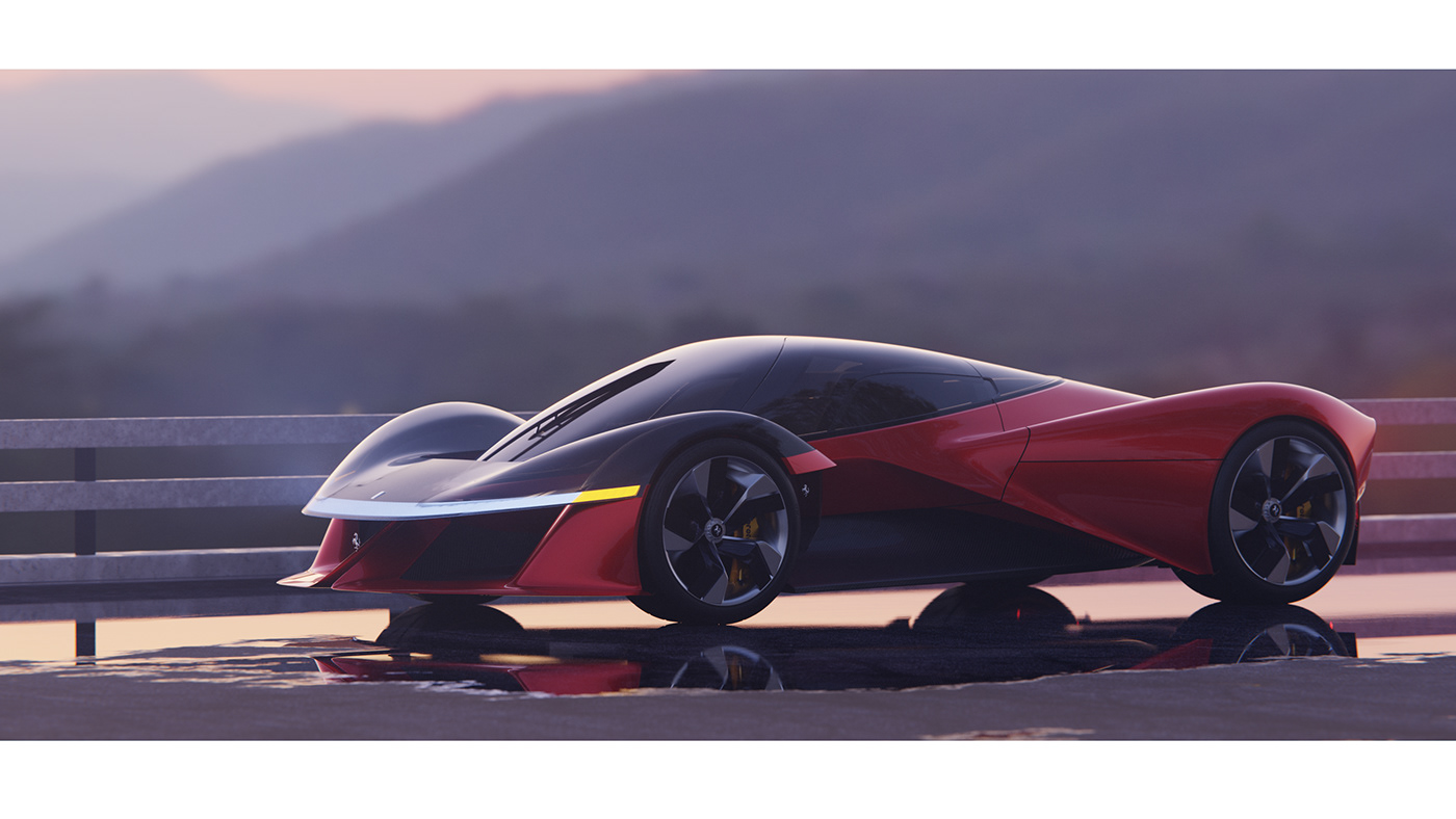 Ferrari，SIMMETRIA，Sports car，gules，