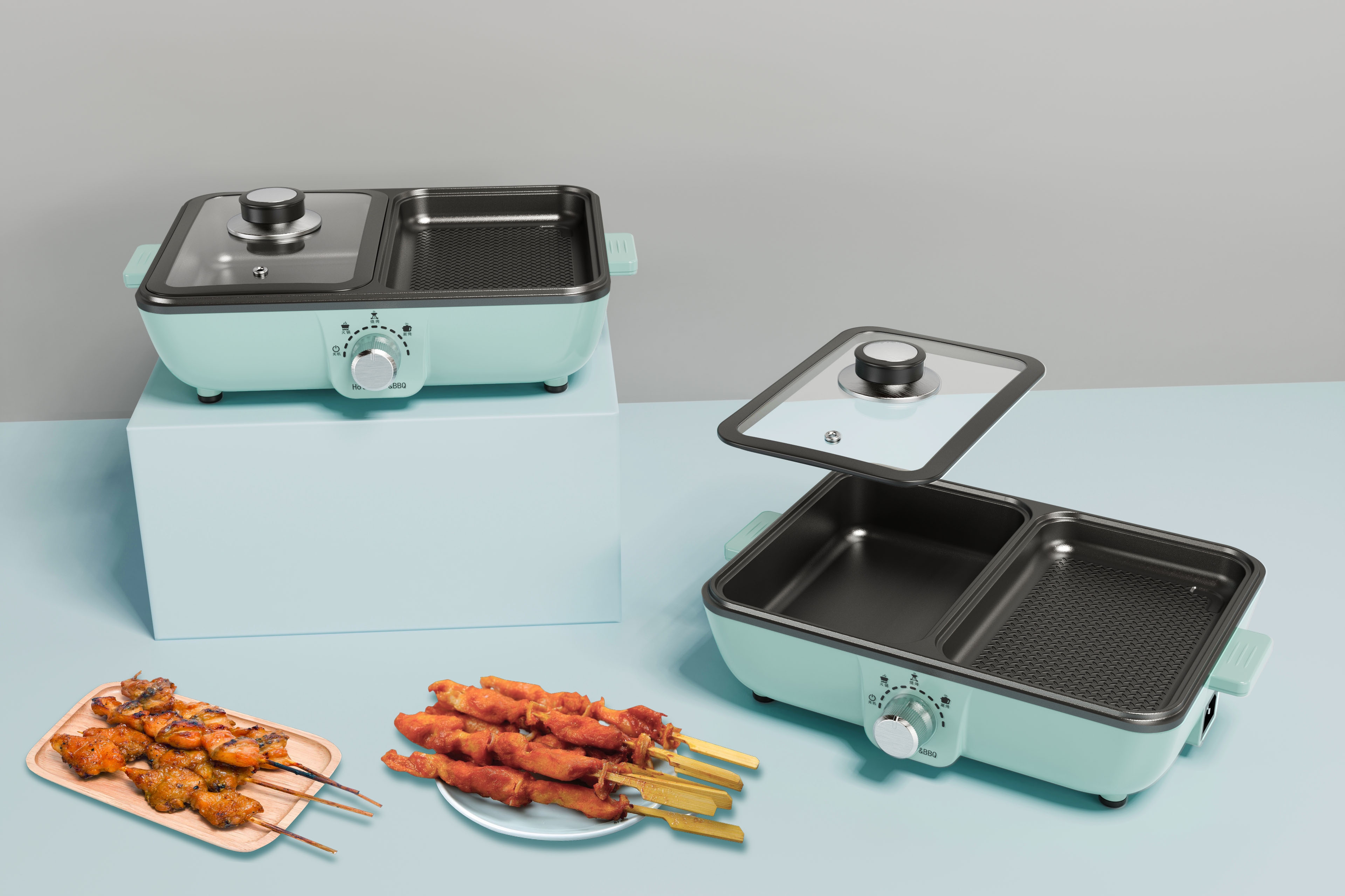 small home appliances，household electrical appliances，Household appliances，Kitchen appliances，Breakfast machine，Baking tray，breakfast，barbecue，