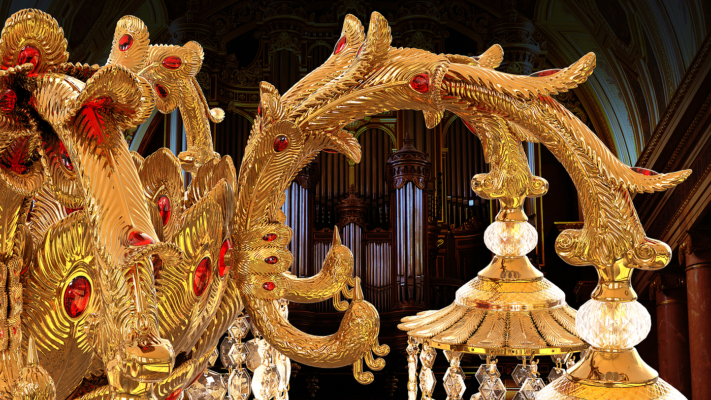 Lighting，lighting，a chandelier，Art，originality，Design，modeling，video，