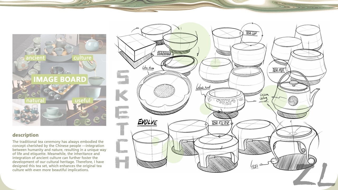 Change the emotional experience of drinking tea and integrate into Dunhuang culture，