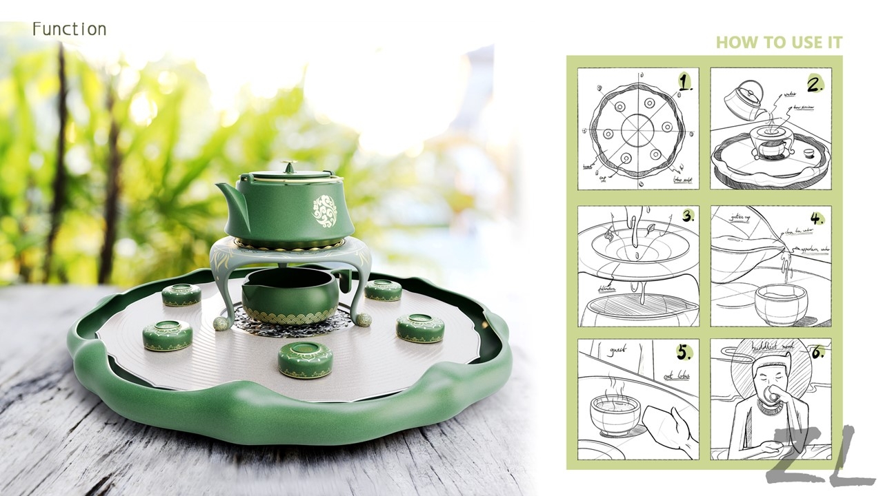 Change the emotional experience of drinking tea and integrate into Dunhuang culture，