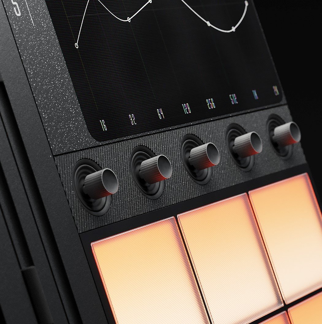 modularization，MIDI Controller Concepts，Portable design，Ease of use，product design，