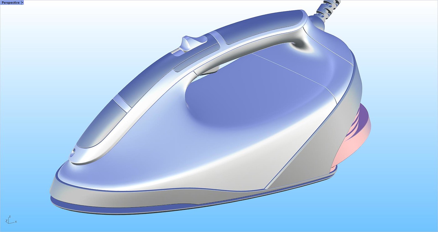 Electric iron，Design，industrial design，Rhinoceros tutorial，Rhino tutorial，Rhinoceros modeling，Tutorial sharing，modeling，