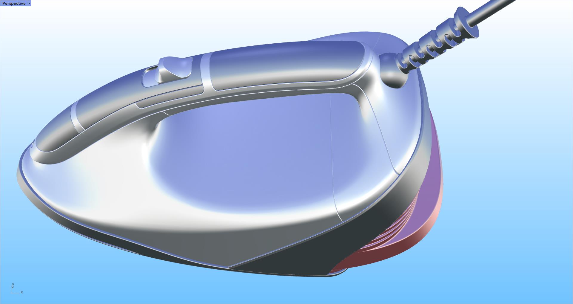 Electric iron，Design，industrial design，Rhinoceros tutorial，Rhino tutorial，Rhinoceros modeling，Tutorial sharing，modeling，