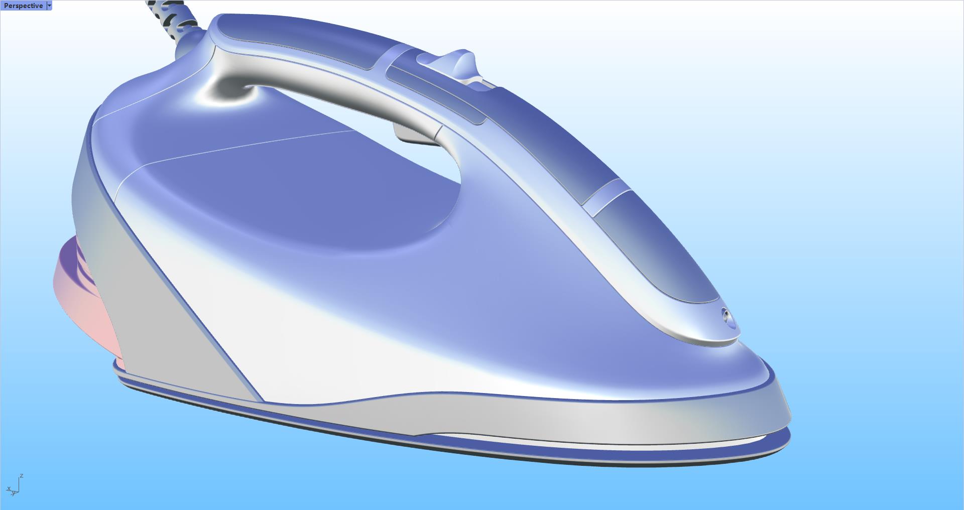 Electric iron，Design，industrial design，Rhinoceros tutorial，Rhino tutorial，Rhinoceros modeling，Tutorial sharing，modeling，