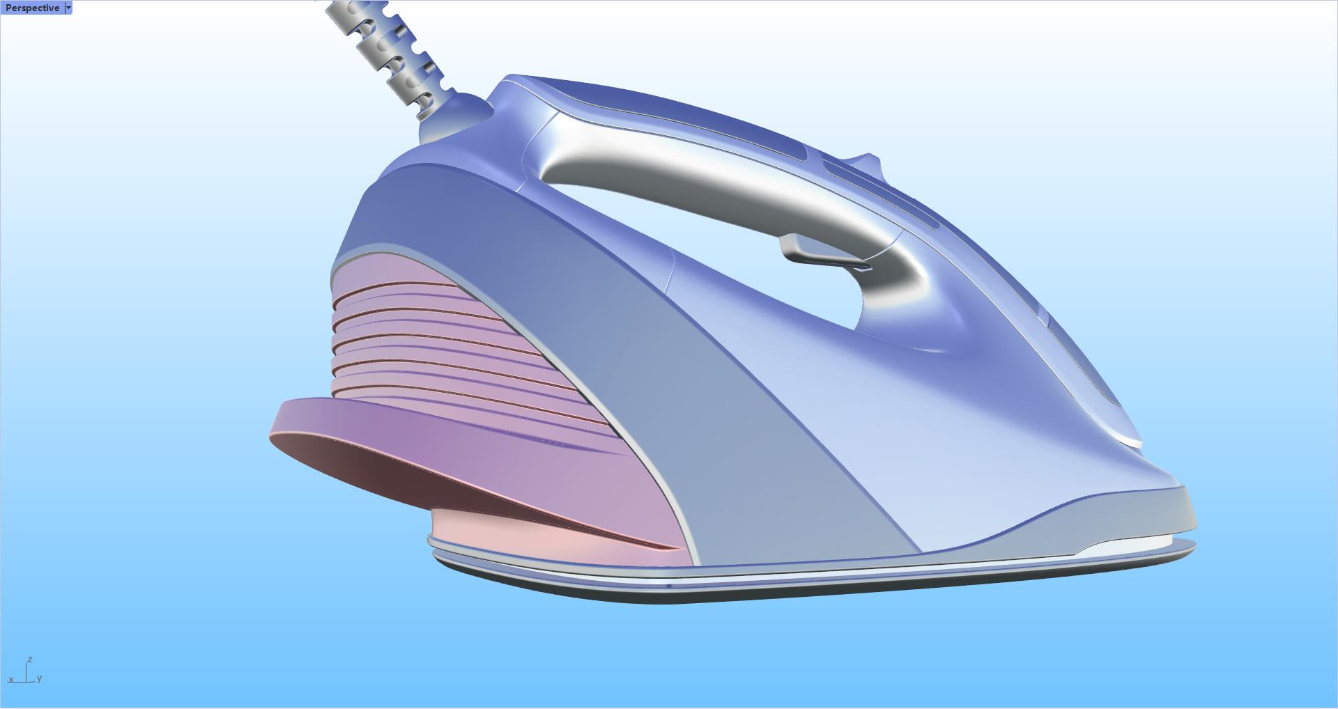 Electric iron，Design，industrial design，Rhinoceros tutorial，Rhino tutorial，Rhinoceros modeling，Tutorial sharing，modeling，