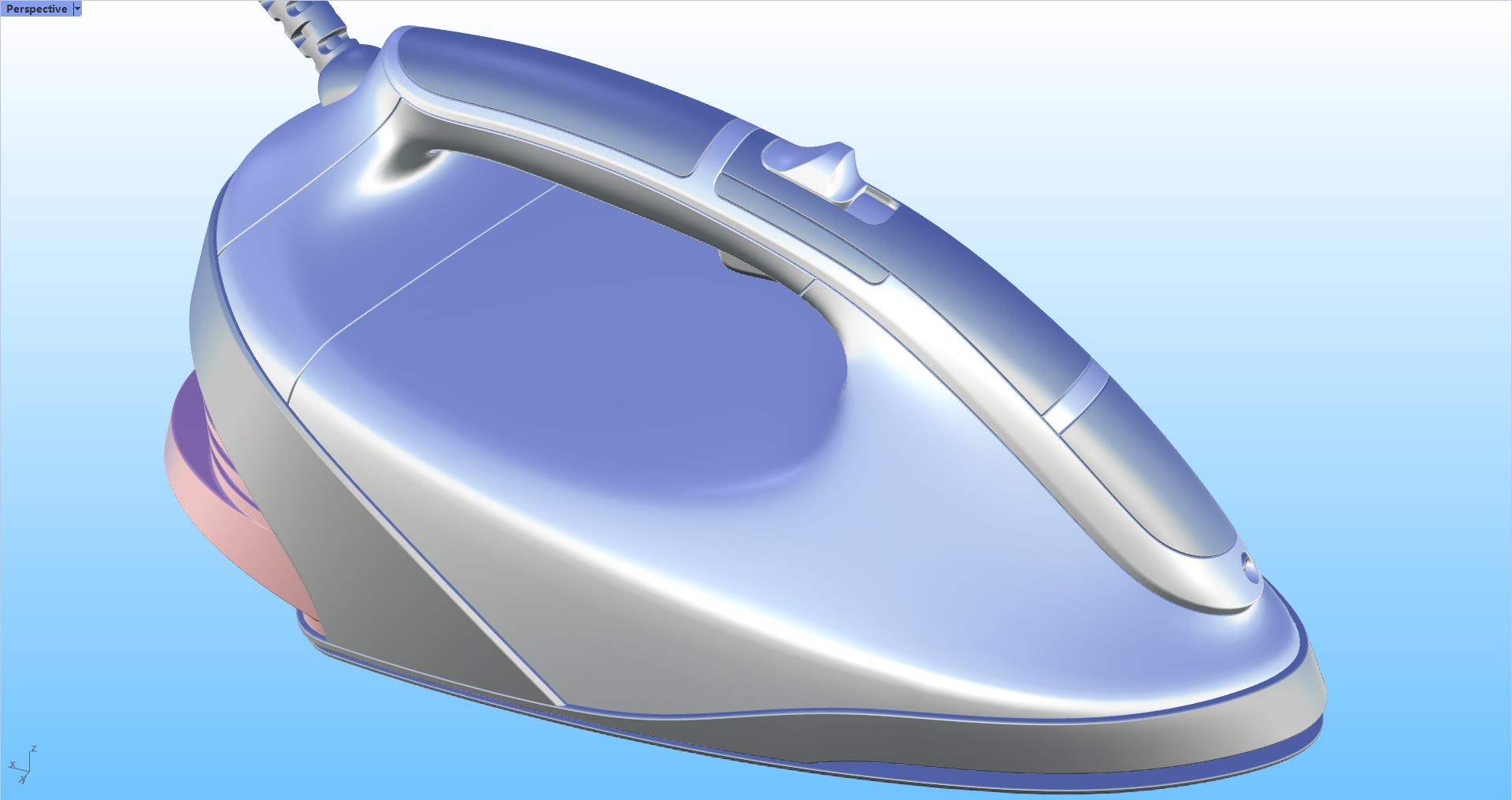 Electric iron，Design，industrial design，Rhinoceros tutorial，Rhino tutorial，Rhinoceros modeling，Tutorial sharing，modeling，