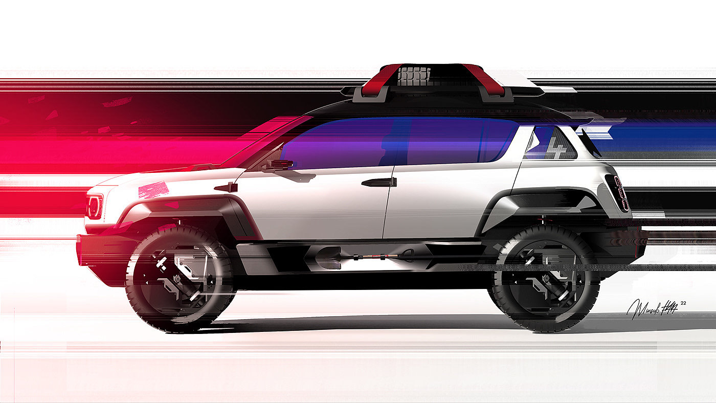 Minsub Han，Concept Car，conceptual design，Appearance design，CMF design，Streamlined design，