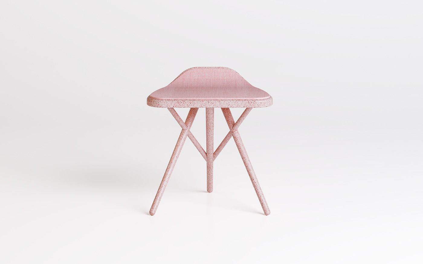 Ecola stool，Ecological stool，Polina Lvova，Environmental protection design，Simple design，Sustainable design，furniture design ，