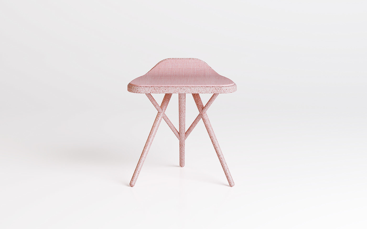 Ecola stool，生态凳，Polina Lvova，环保设计，简单设计，可持续设计，家具设计，