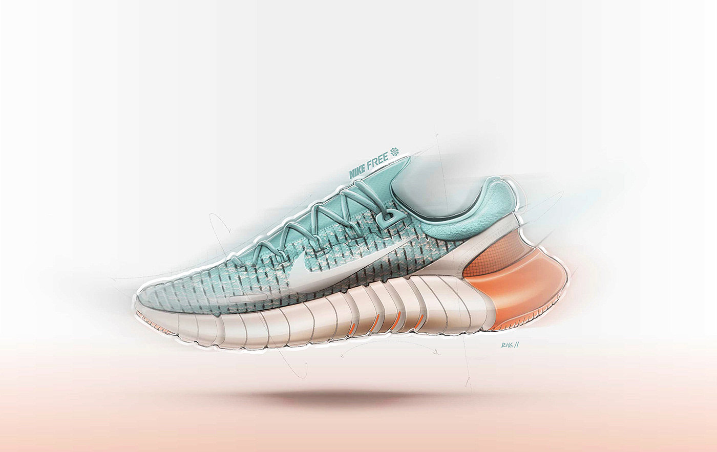 Nike，Running shoes，fashion，