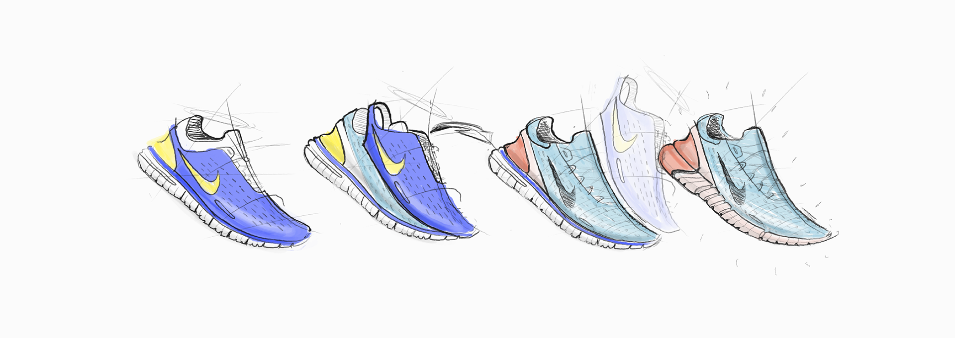 Nike，Running shoes，fashion，