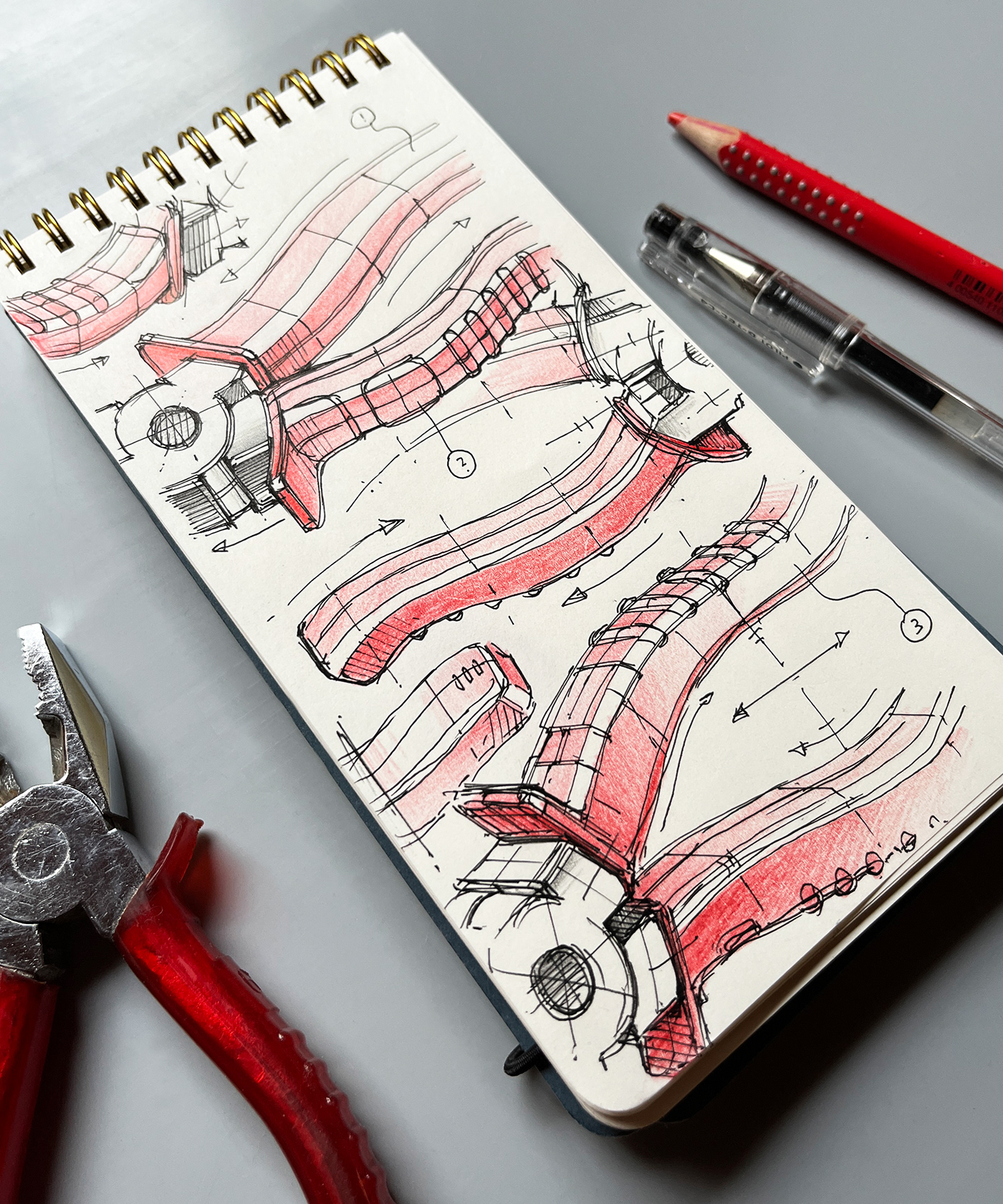 industrial design，Hand drawn，sketch，product design，