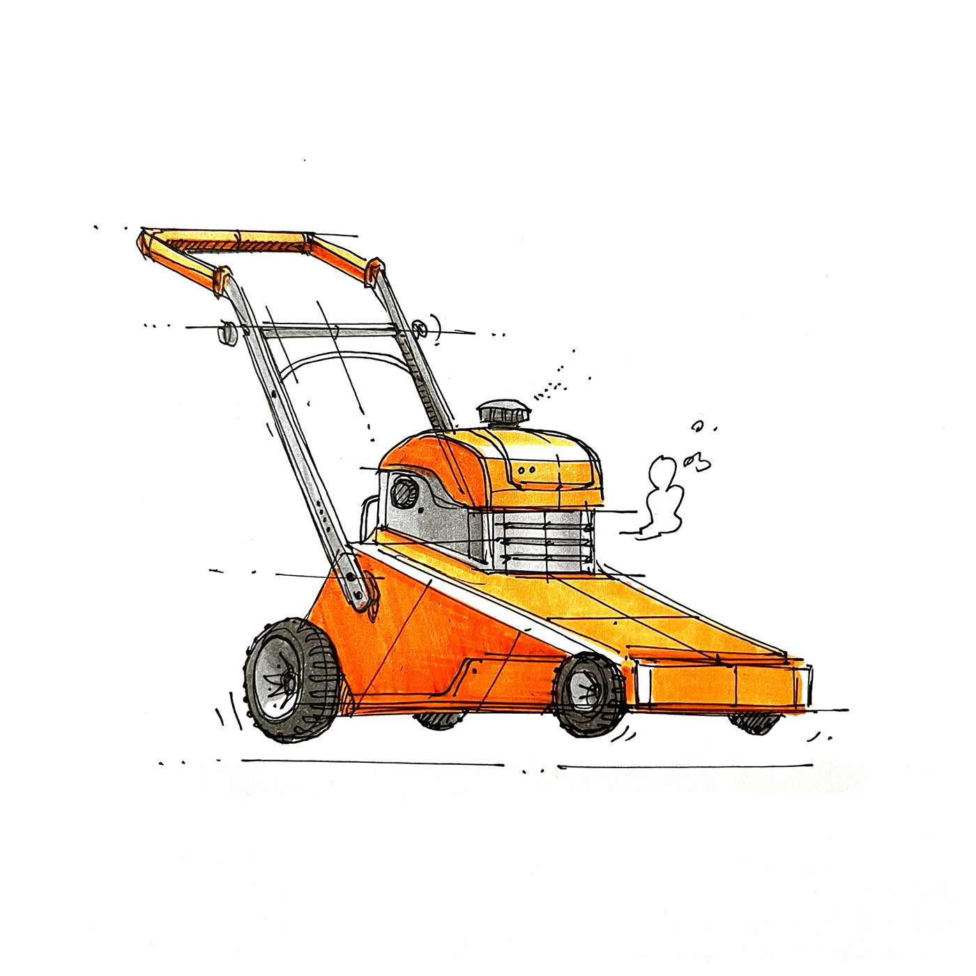 industrial design，Hand drawn，sketch，product design，