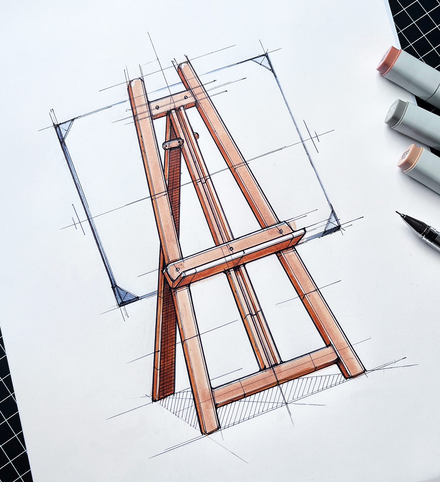 industrial design，Hand drawn，sketch，product design，