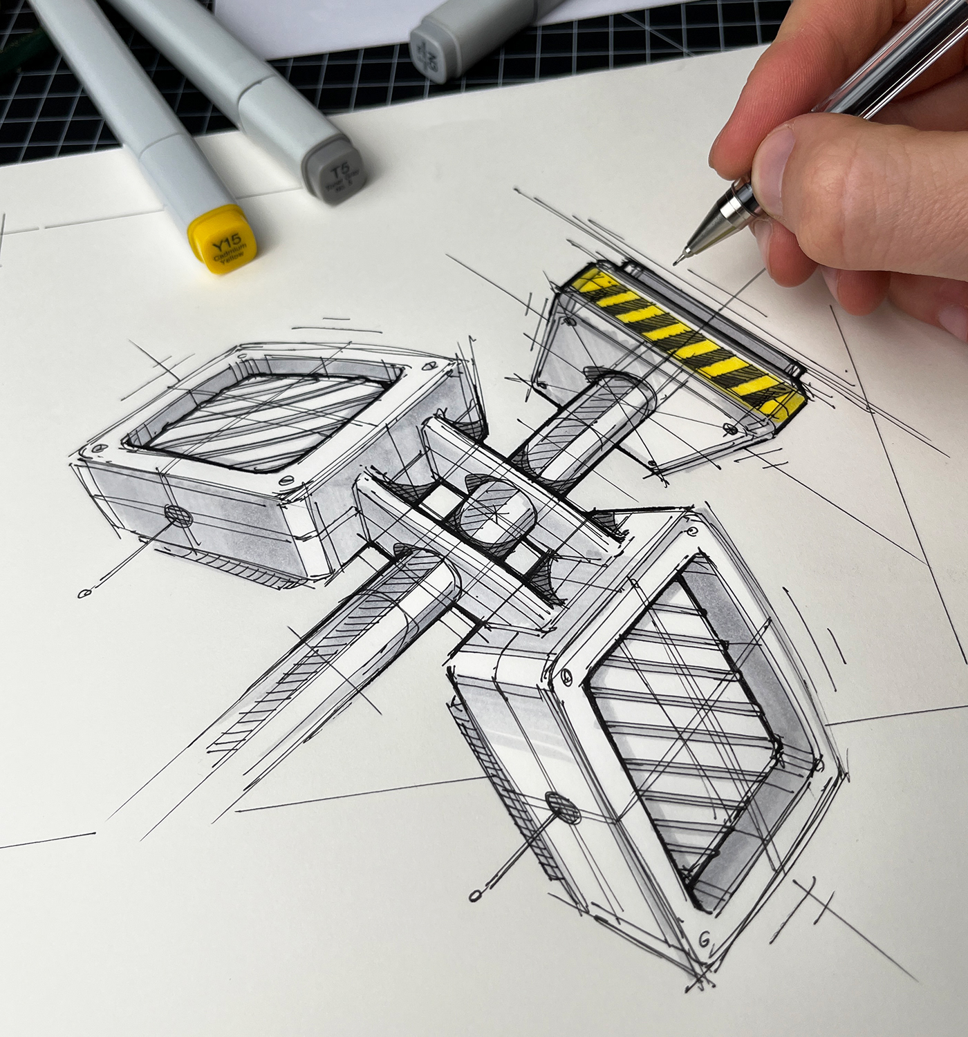 industrial design，Hand drawn，sketch，product design，