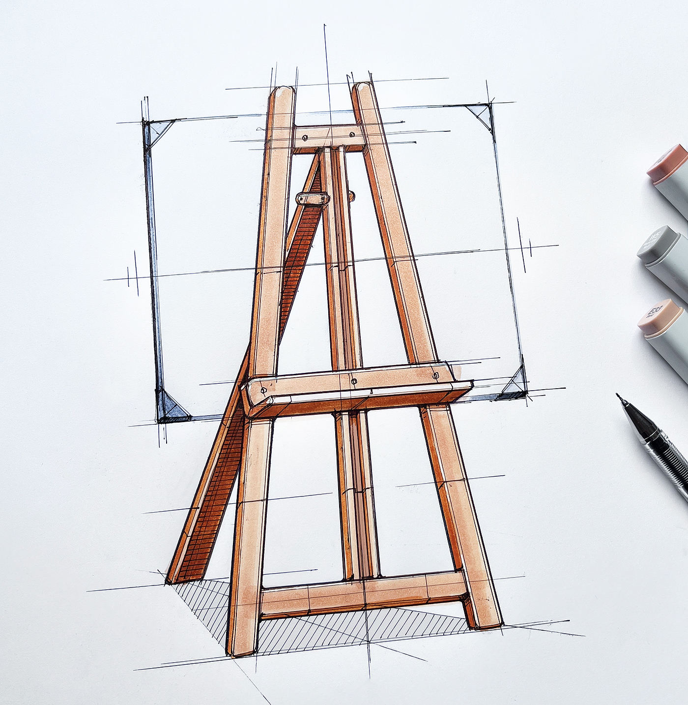 industrial design，Hand drawn，sketch，product design，