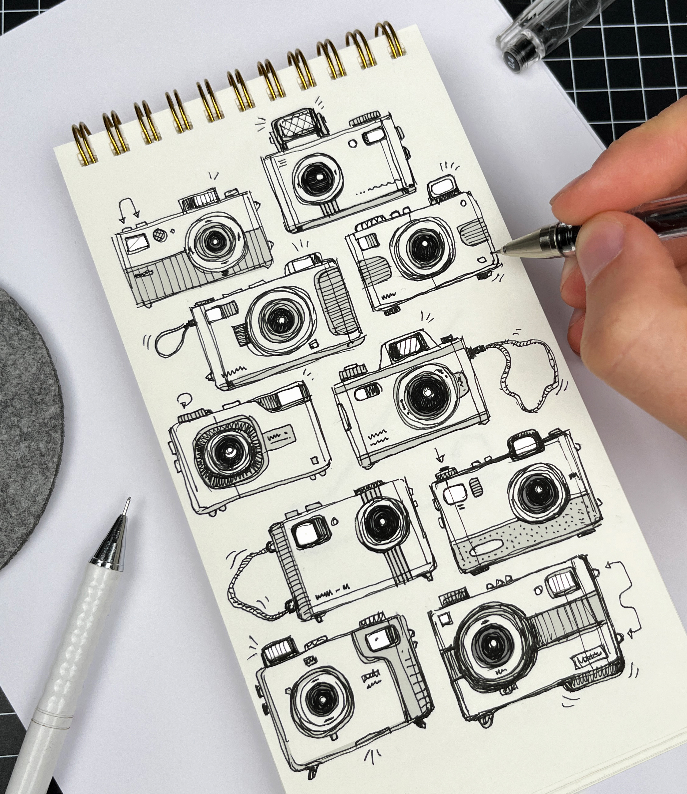 industrial design，Hand drawn，sketch，product design，