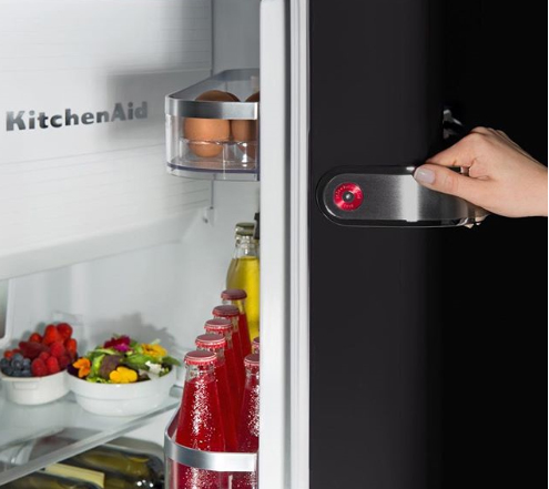 gules，household electrical appliances，Refrigerator，KitchenAid，