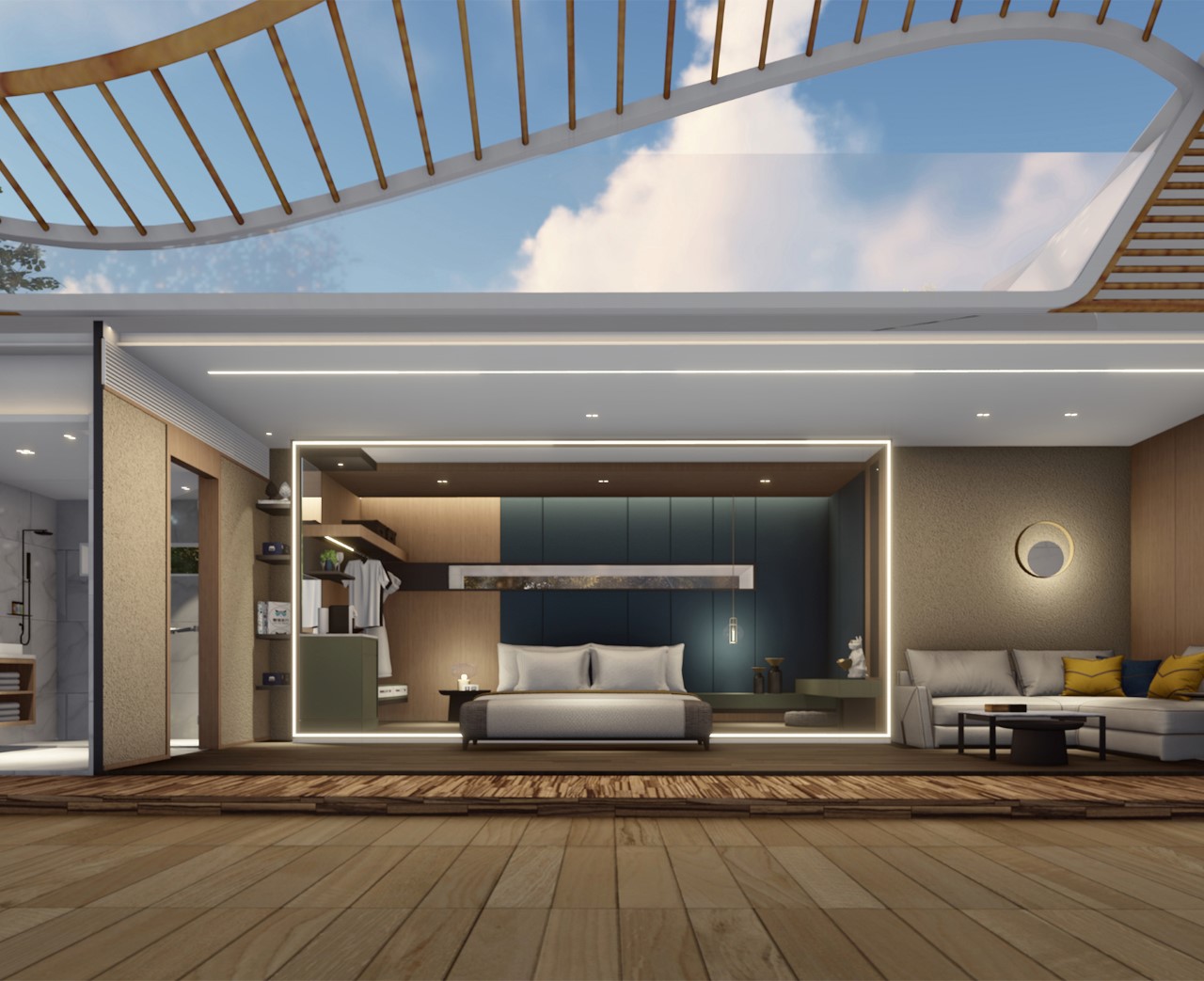 Time Holiday，Mobile house，Architecture，environmental design，