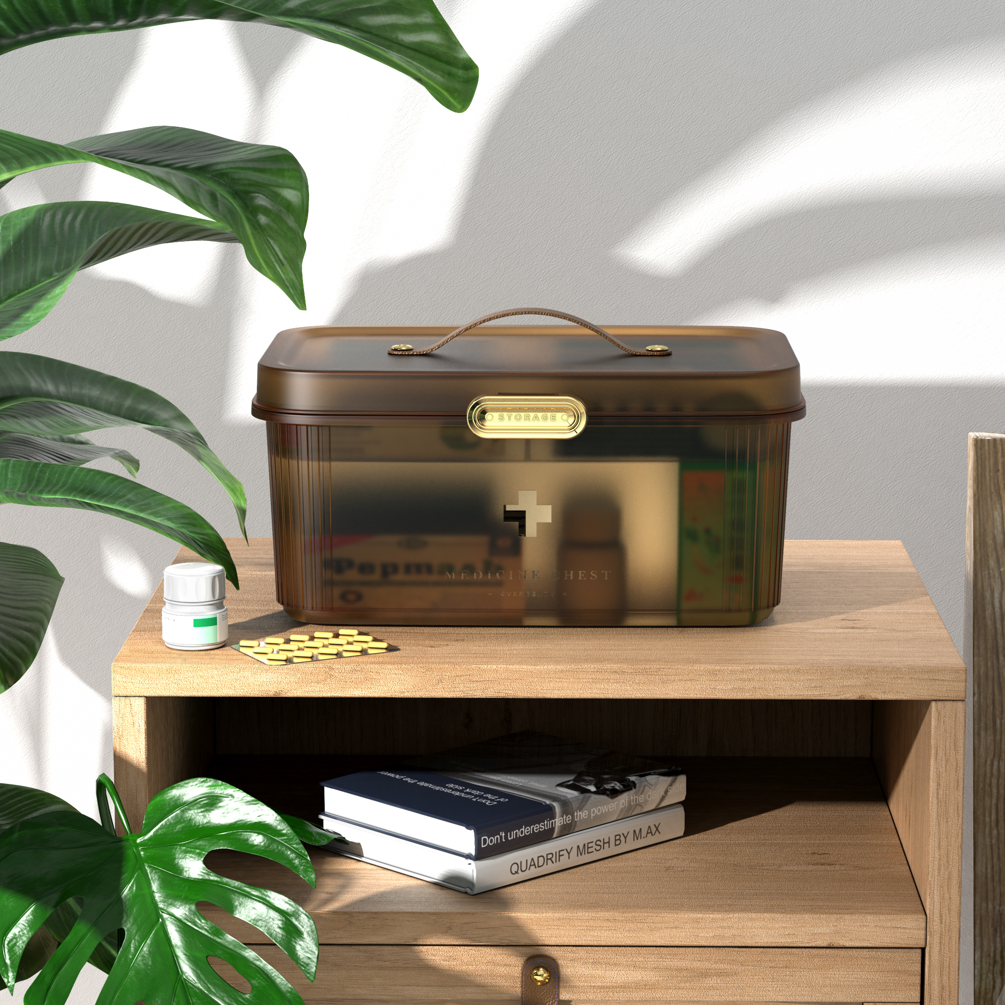 portable，Drug storage，medicine chest，