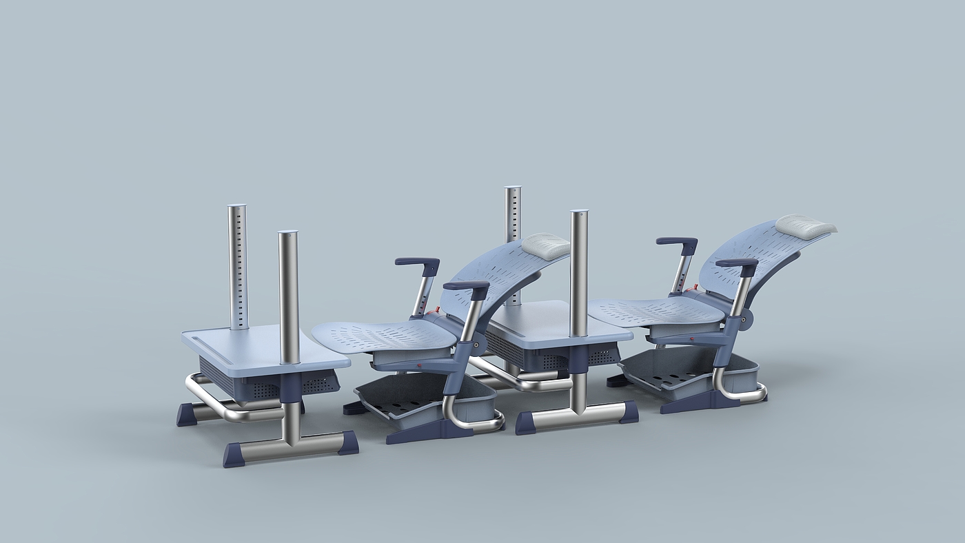 Student desks and chairs，Appearance design，New function development，Ergonomics，Tables and chairs，practical and reasonable，Furniture home design，