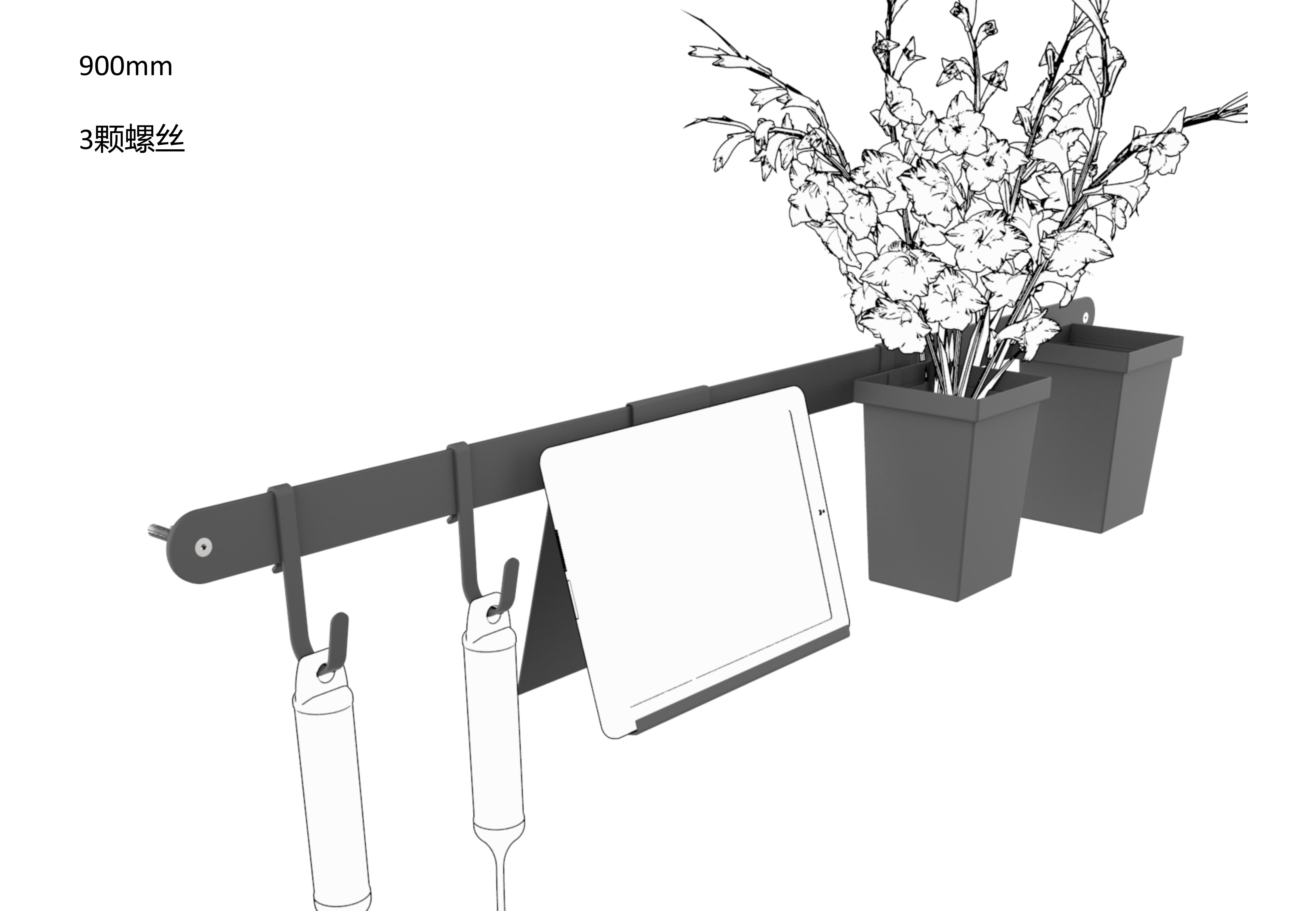 Kitchen, does not occupy an area, storage，