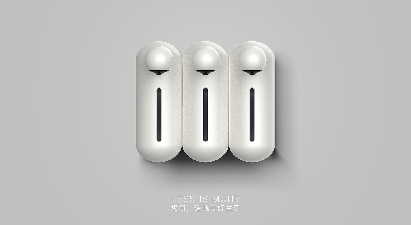 Wall-mounted soap dispenser，Foam washing mobile phone，Shenzhen industrial design company，Product appearance design，ID design，Product structure design，