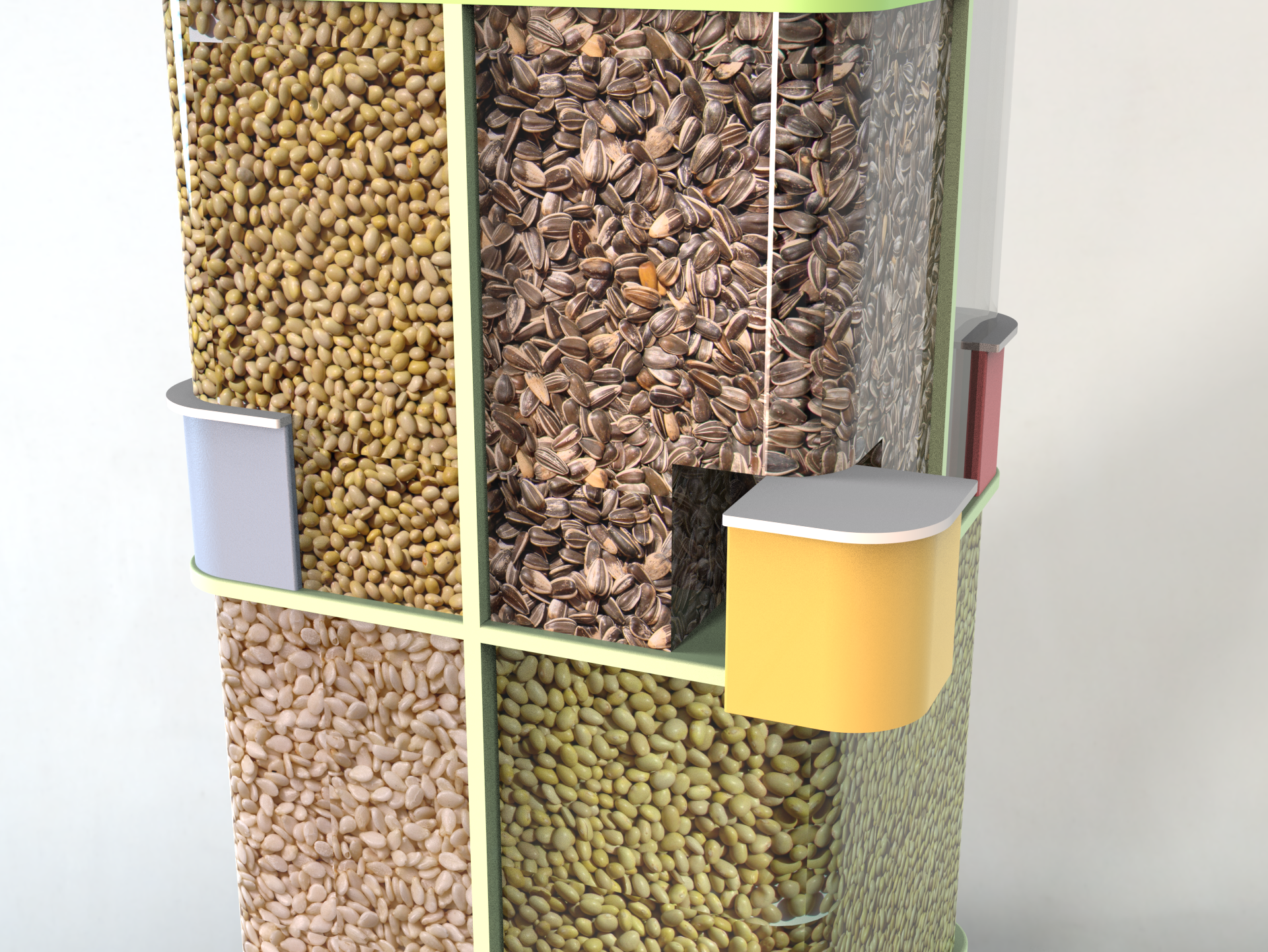 Kitchen, Grain, Storage，