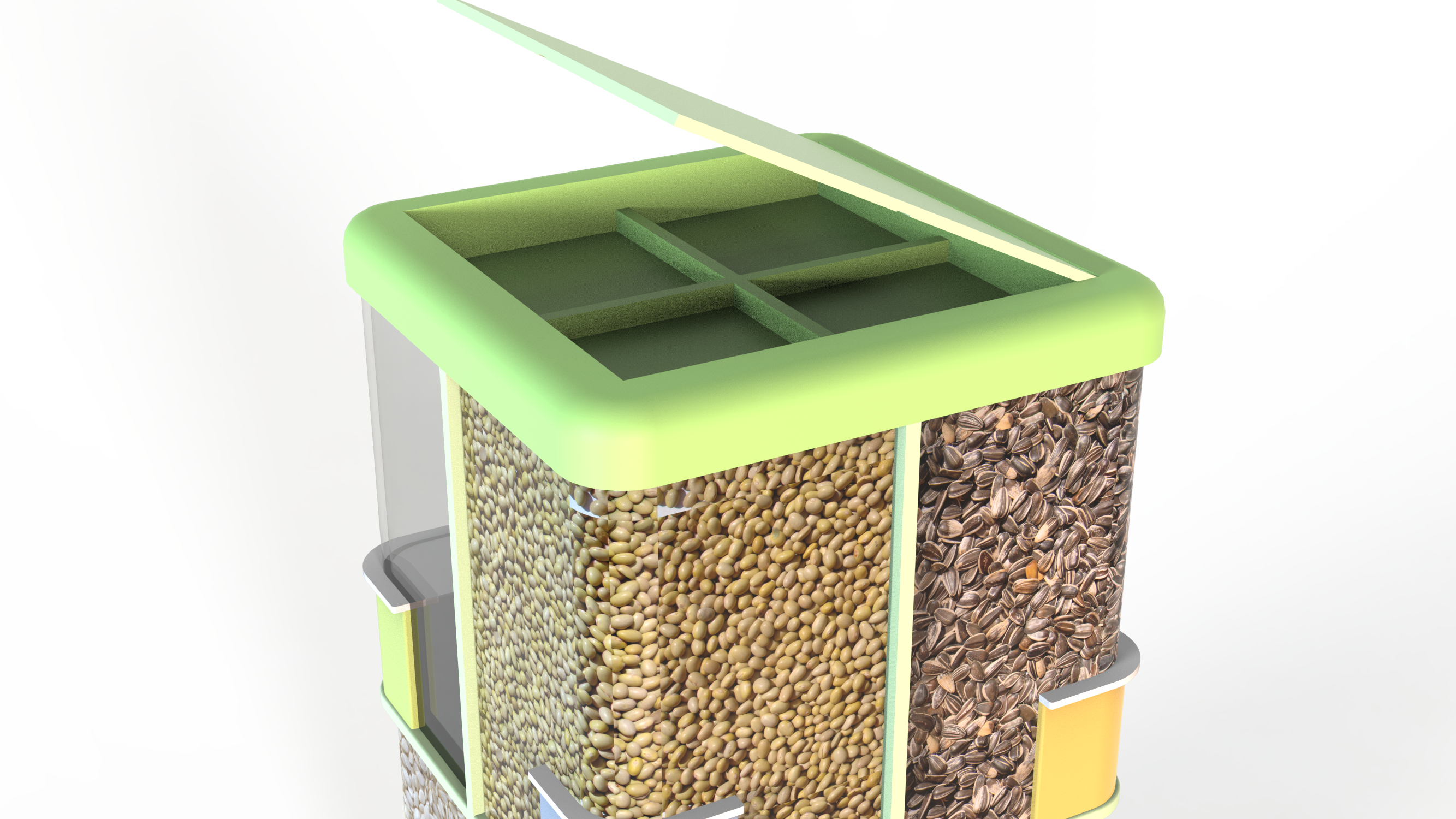 Kitchen, Grain, Storage，