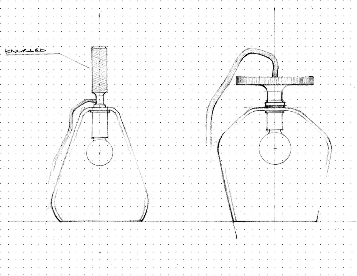 lamp，Olive，Glass shadow，BubLamp，