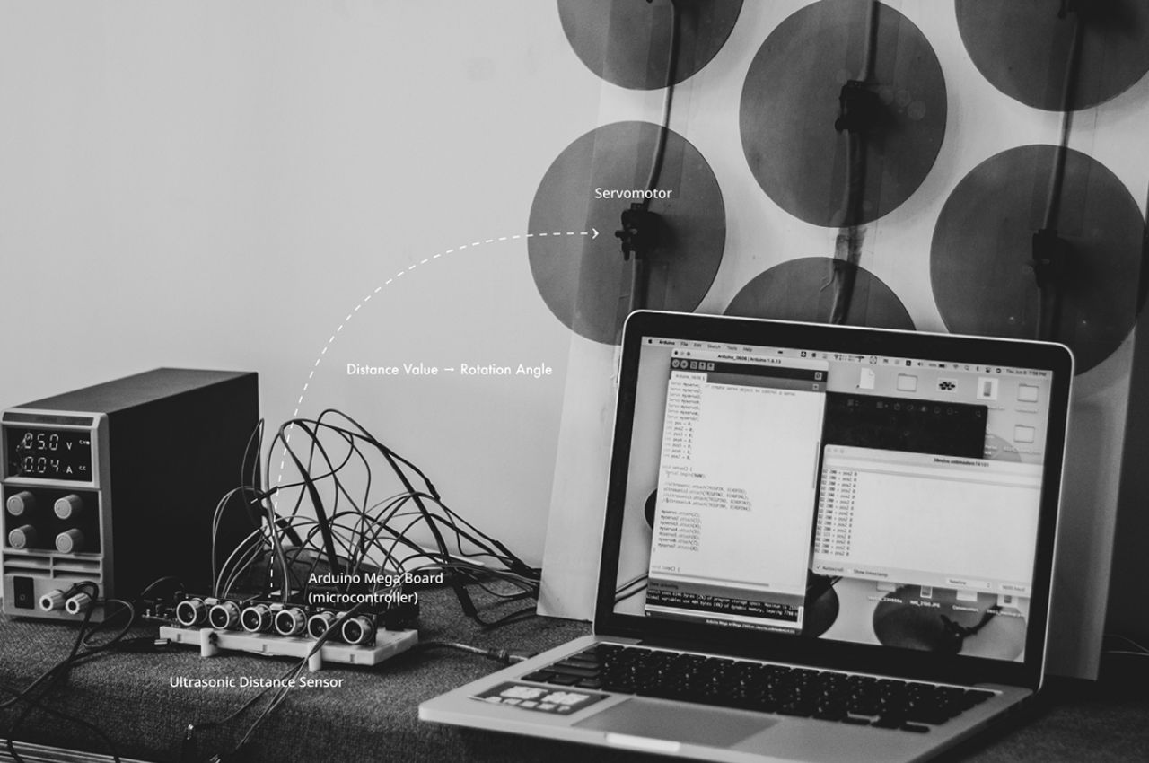 Jack Lee，Interactive installation works，The Dots，originality，