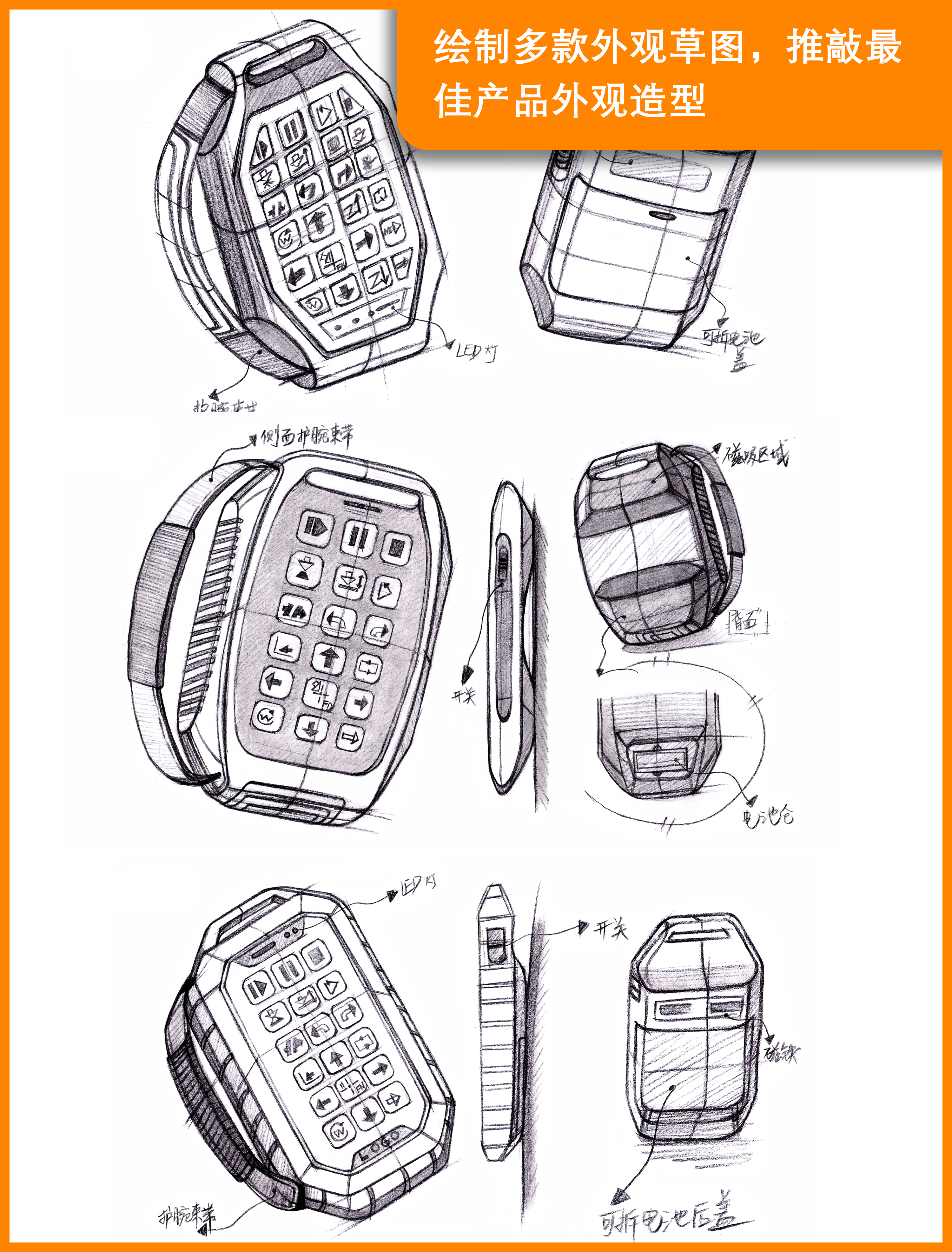 industrial design，product design，Structural design，Handheld terminal，