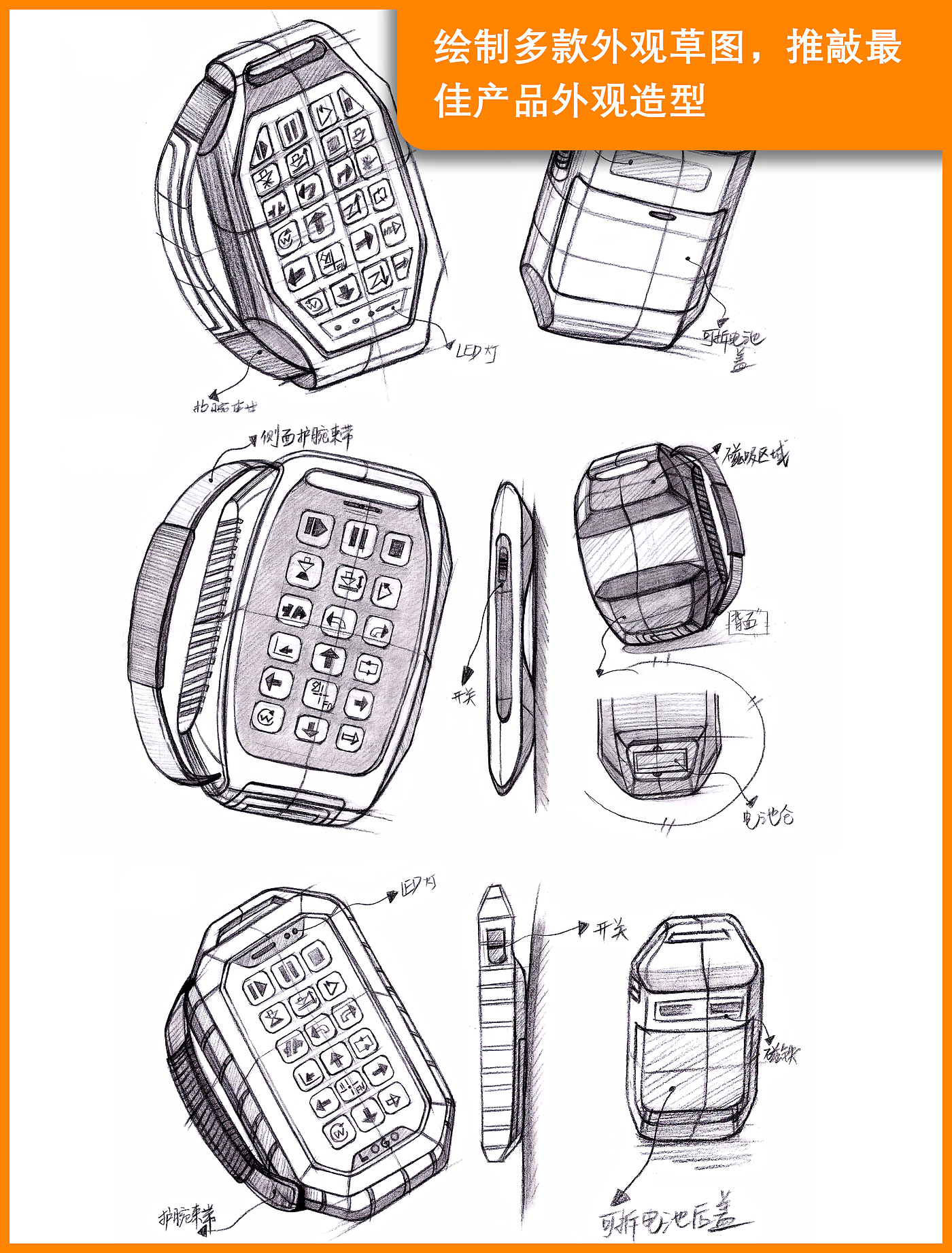 industrial design，product design，Structural design，Handheld terminal，