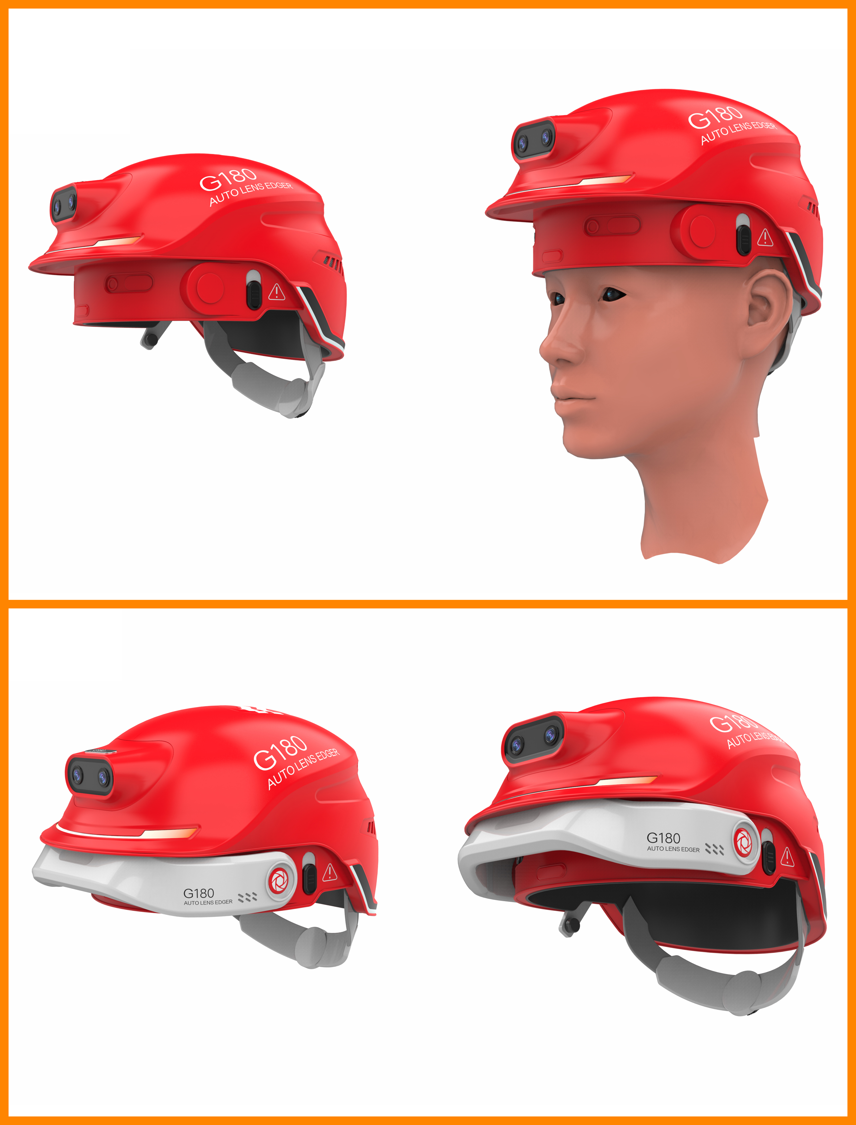 industrial design，product design，Industrial Helmet，intelligence，
