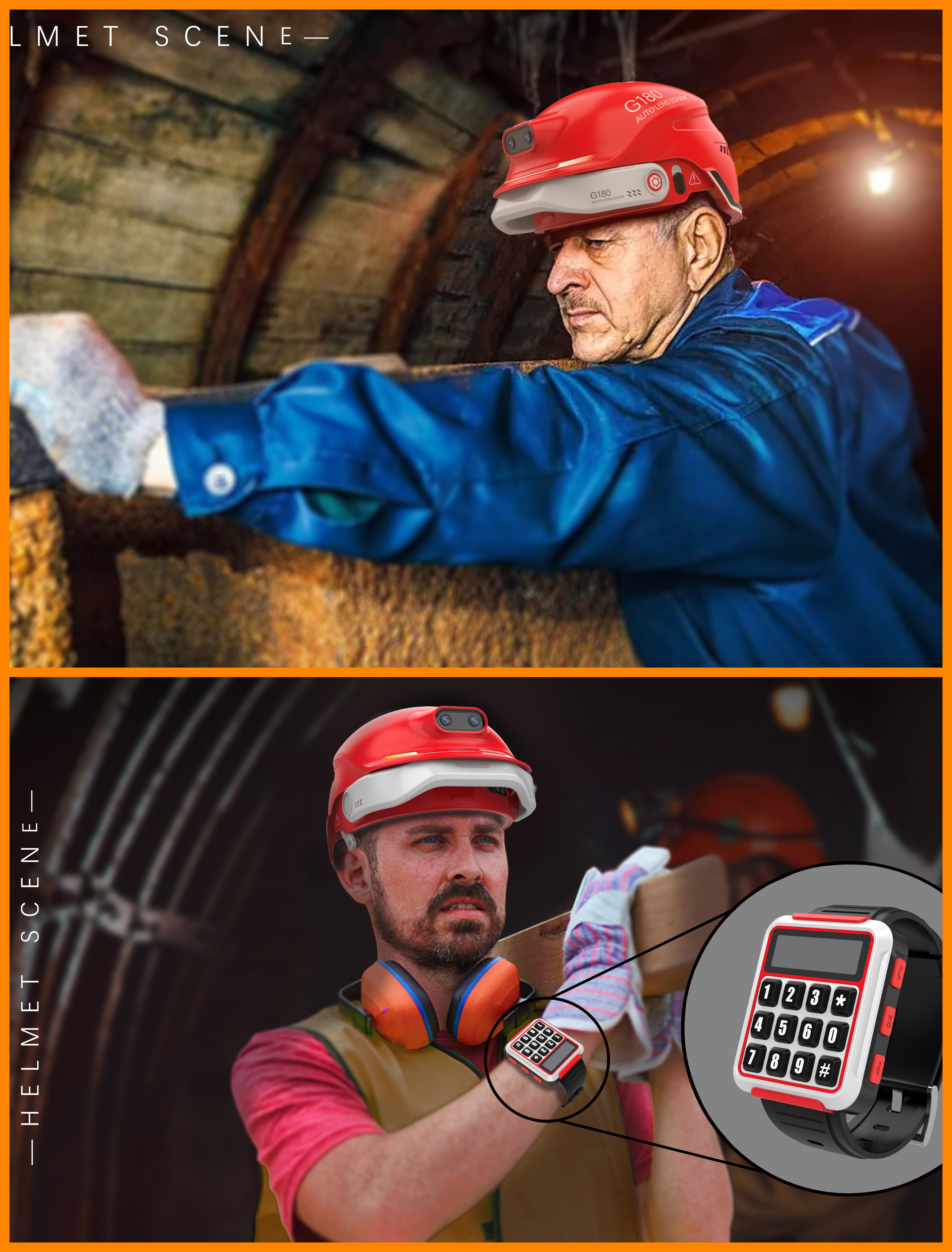 industrial design，product design，Industrial Helmet，intelligence，