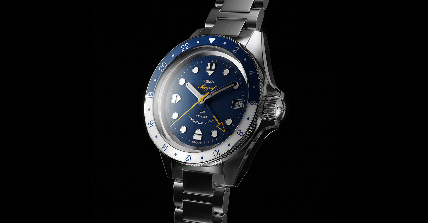 Wrist watch，YEMA，Navygraf，cgi，