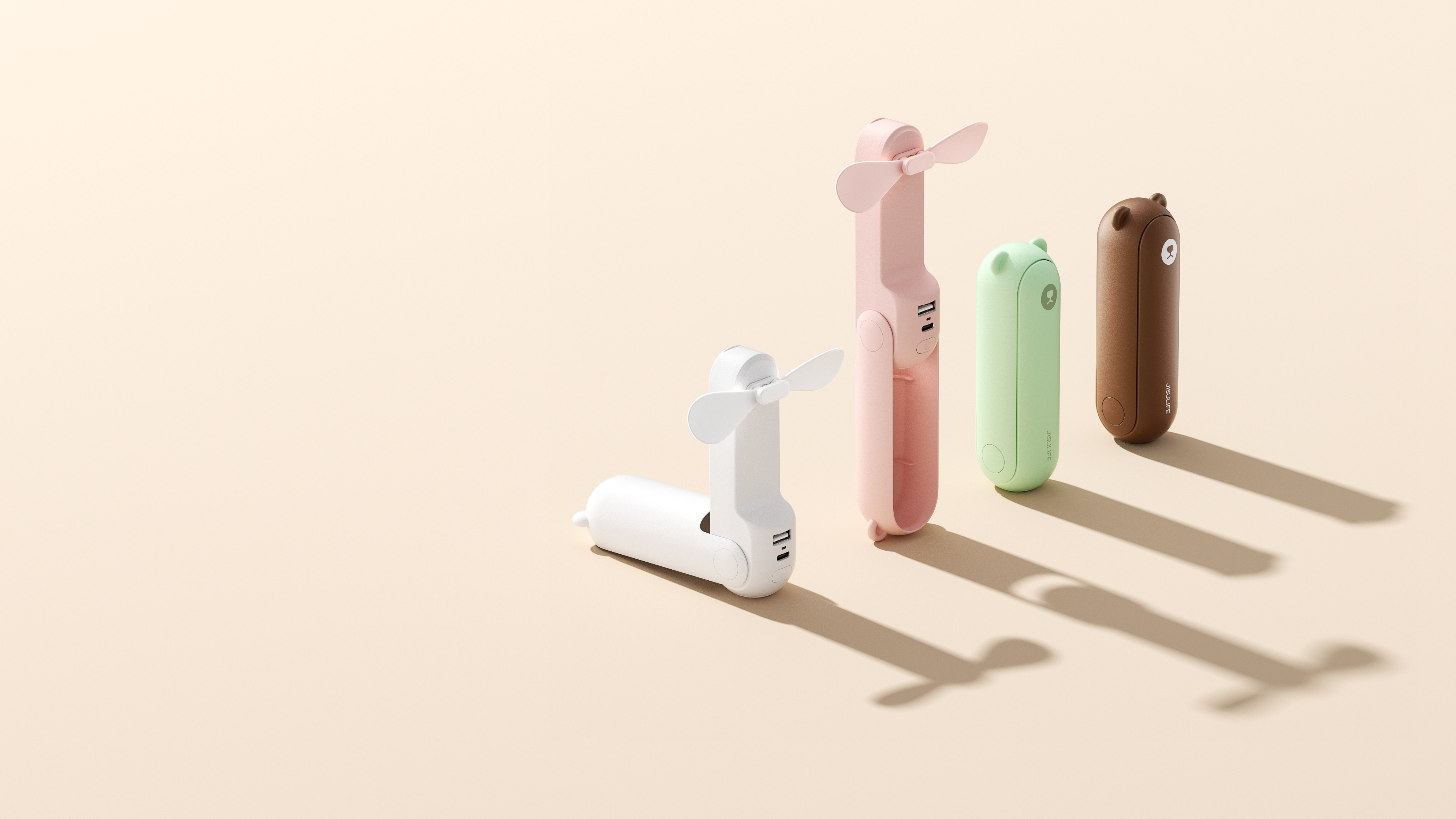 Hanging neck fan，c4d，octane，