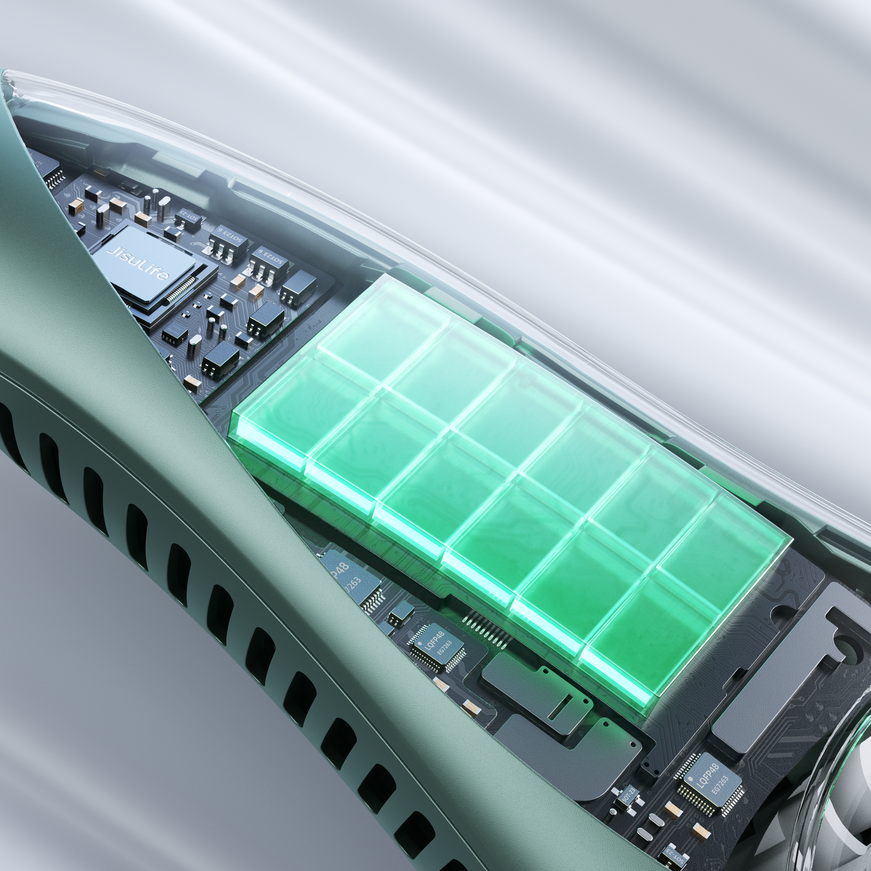 Hanging neck fan，c4d，octane，