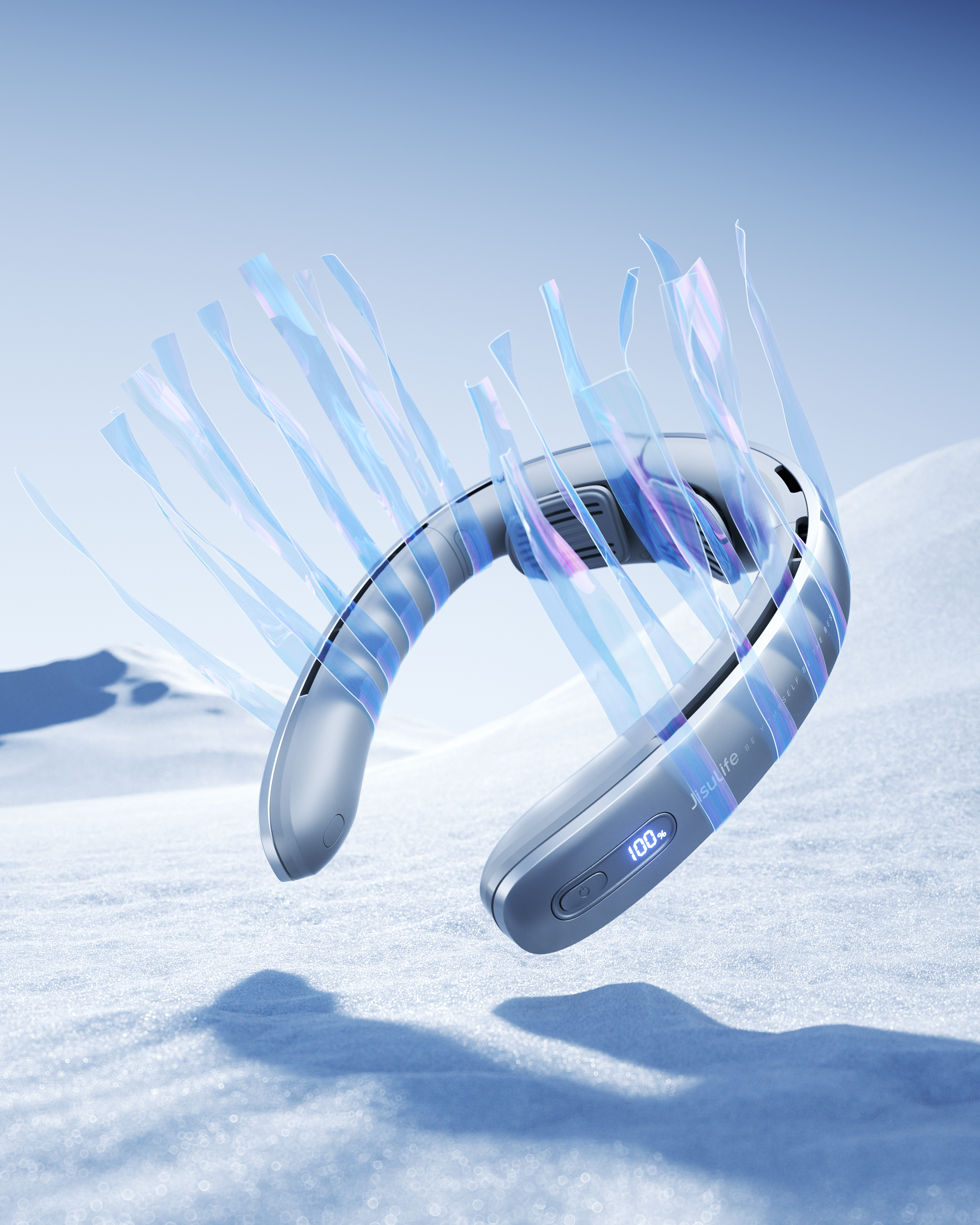 Hanging neck fan，c4d，octane，