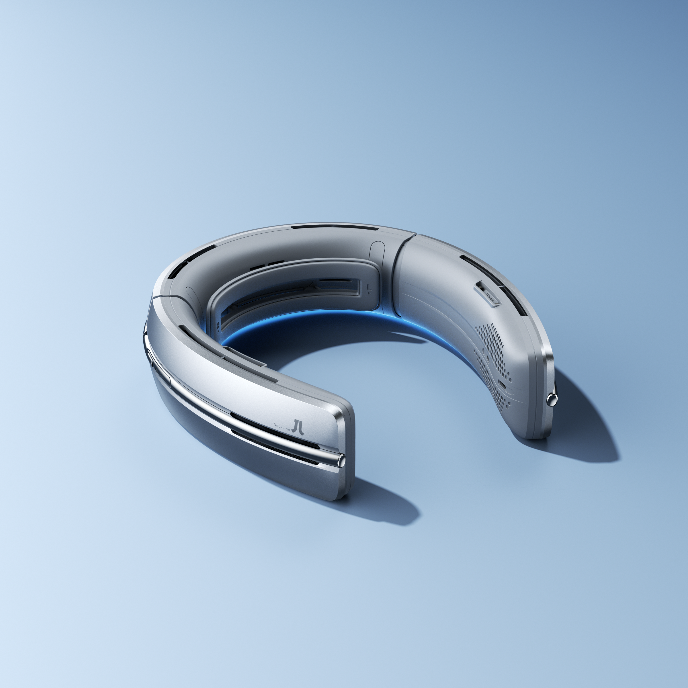 Hanging neck fan，c4d，octane，