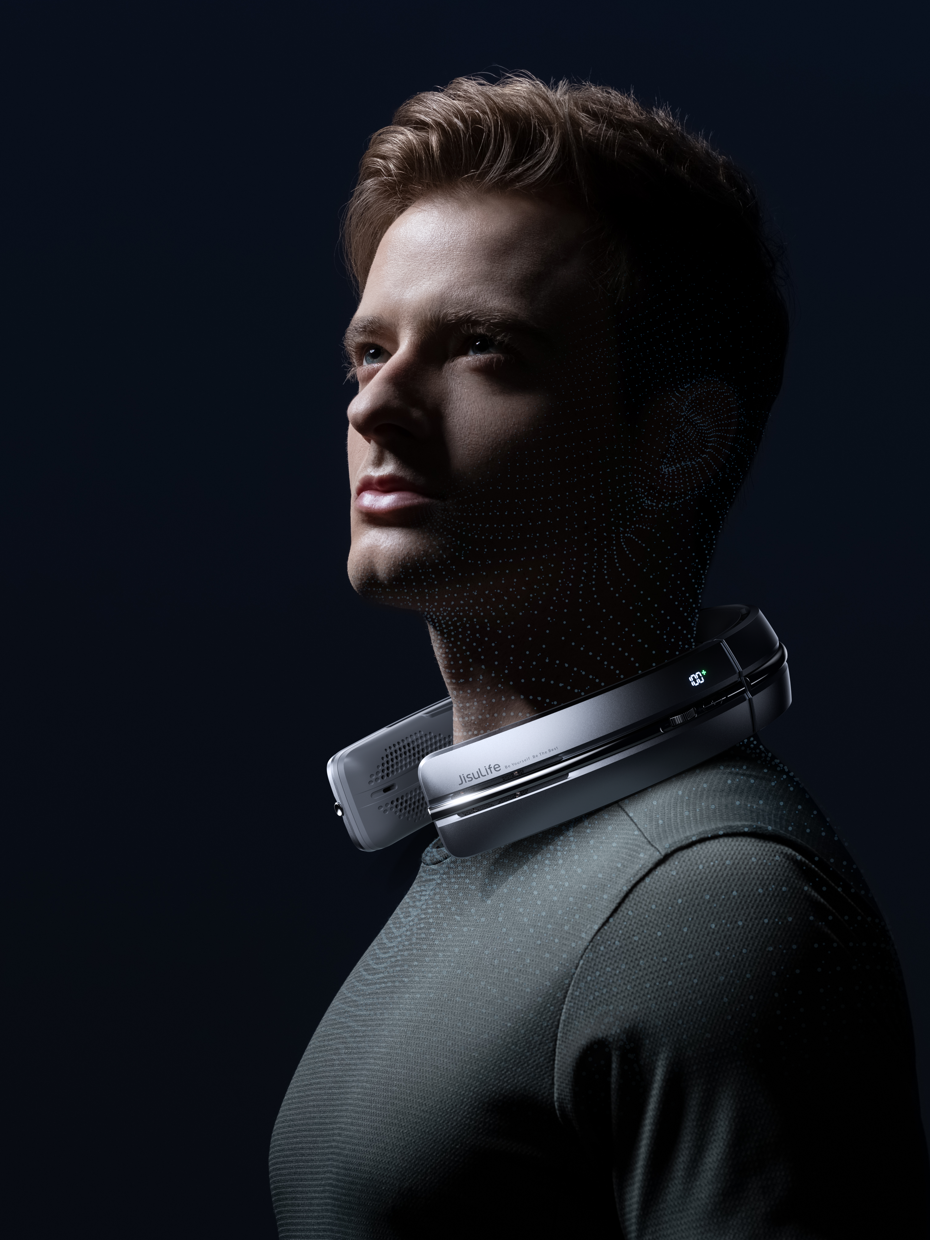 Hanging neck fan，c4d，octane，