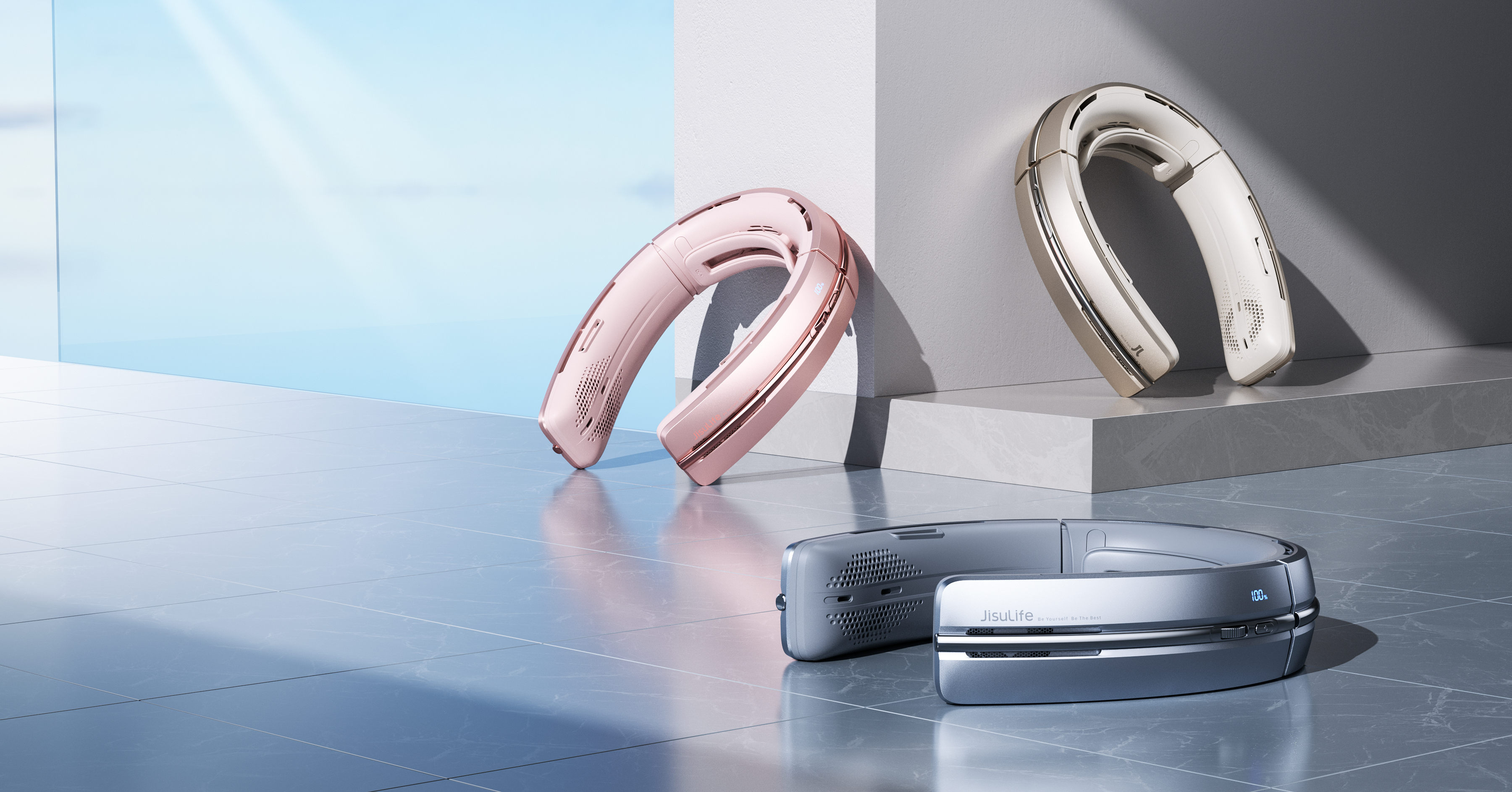 Hanging neck fan，c4d，octane，