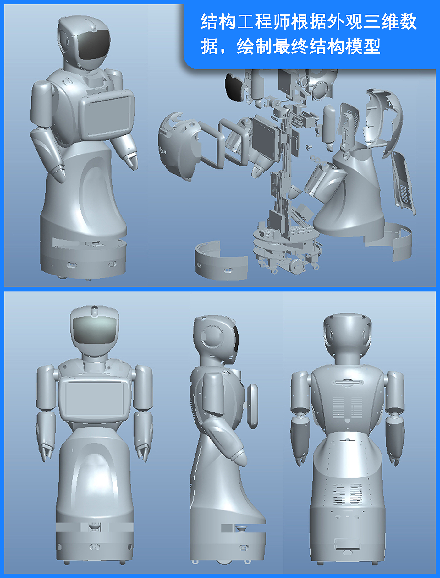 industrial design，robot，Service robot，product design，Case sharing，